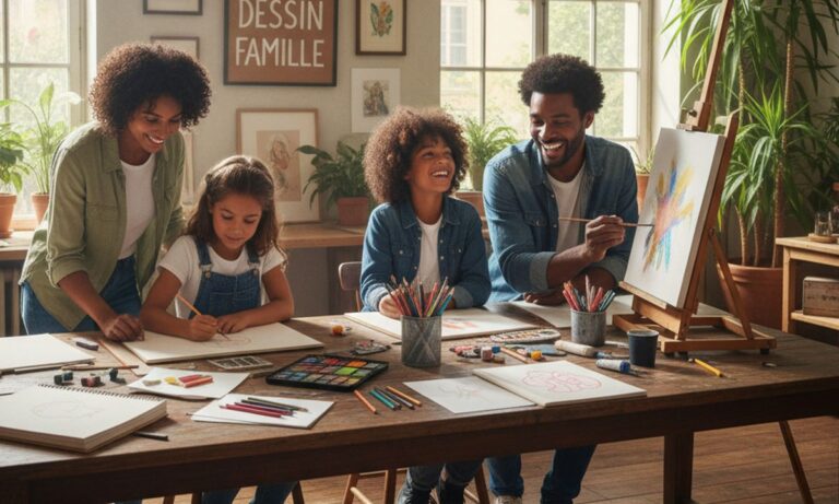 Comment organiser un atelier de dessin en famille : étapes simples et ...