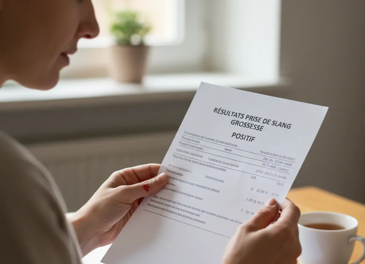 Interprétation résultats prise de sang grossesse : valeurs bêta-hCG normales